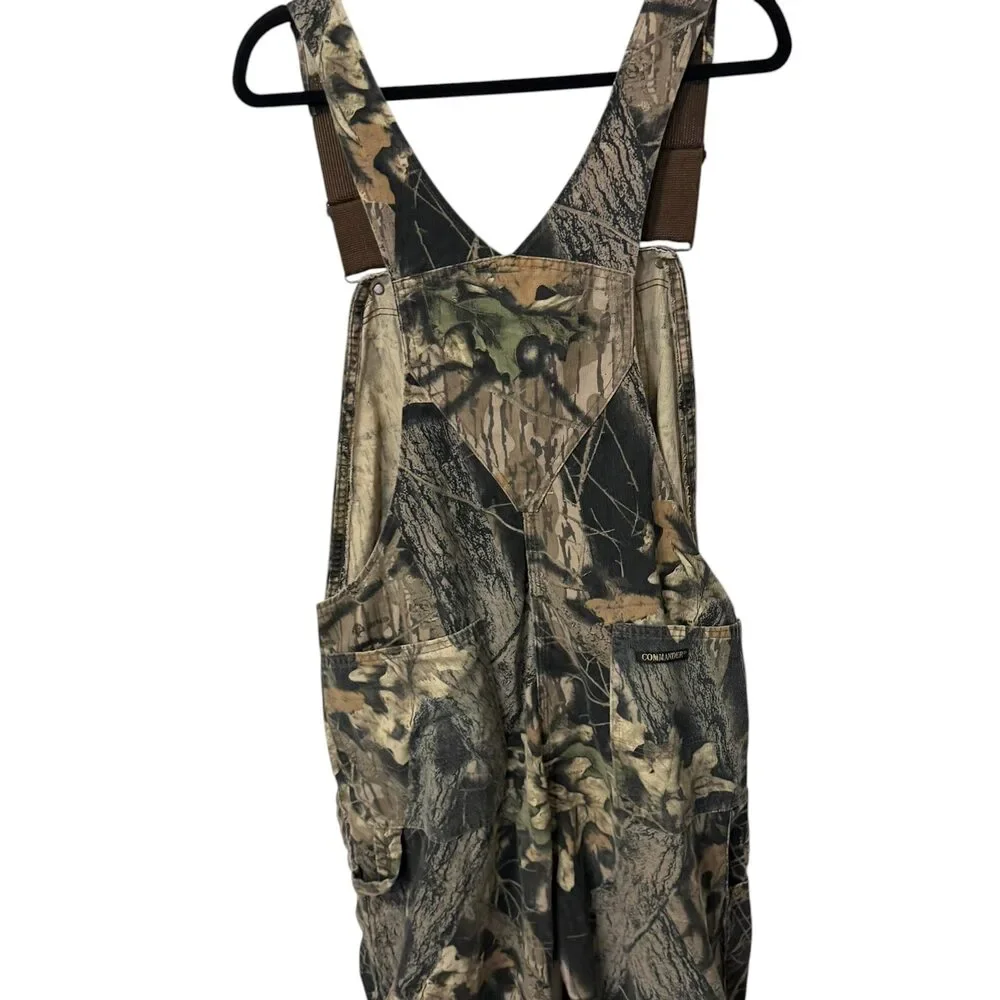 Commander Camo Hunting Bib Overalls Size 42 Regular Mossy Oak Style Camouflage